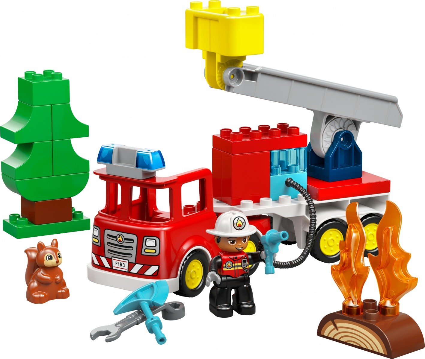 LEGO DUPLO 10473 Gasilski avto z cevjo in gasilcem 8
