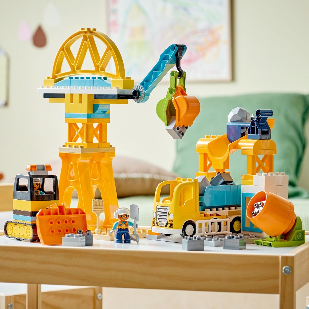 LEGO DUPLO Kocke 10476 Gradbišče s vozili 5