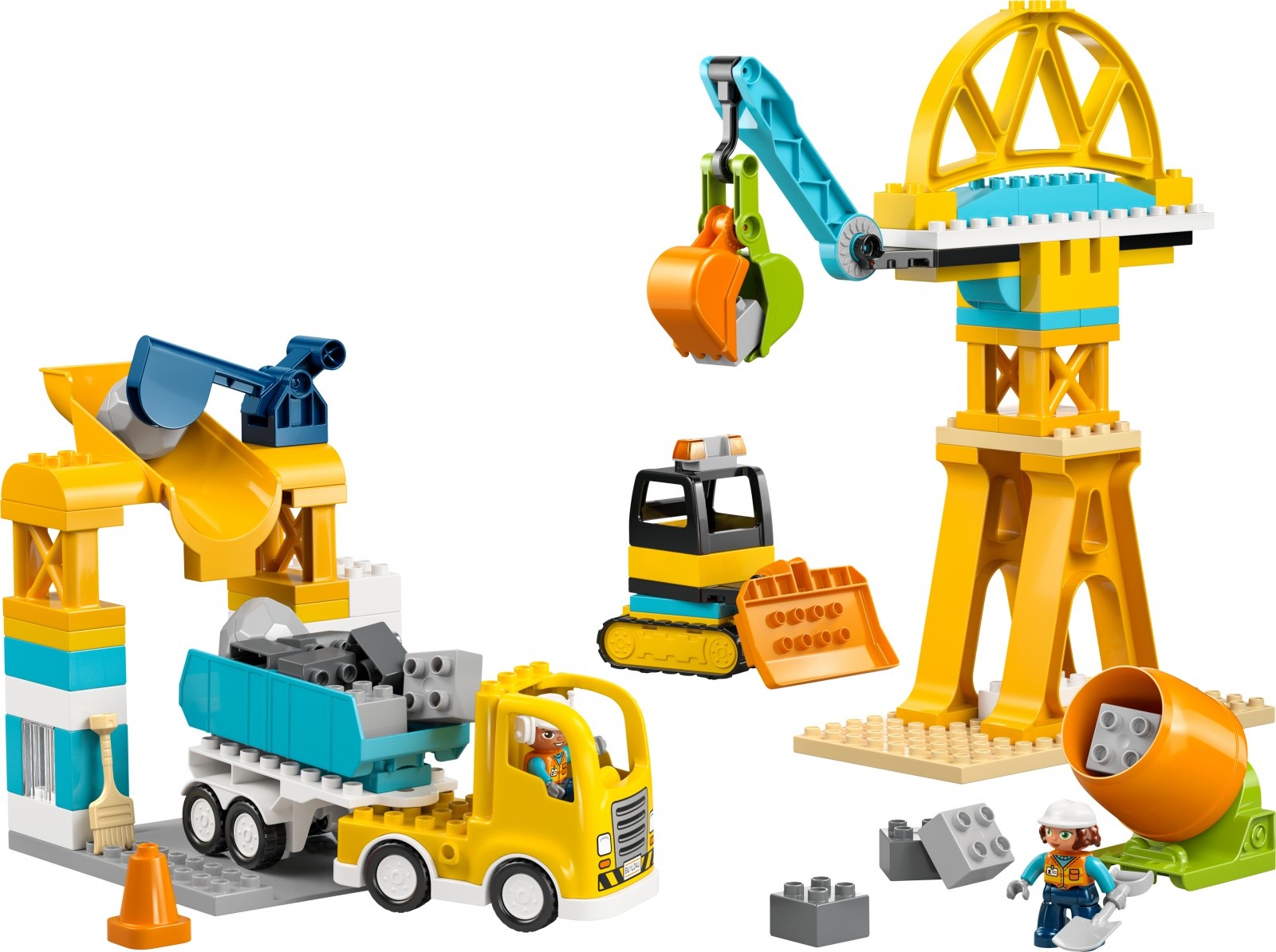 LEGO DUPLO Kocke 10476 Gradbišče s vozili 8
