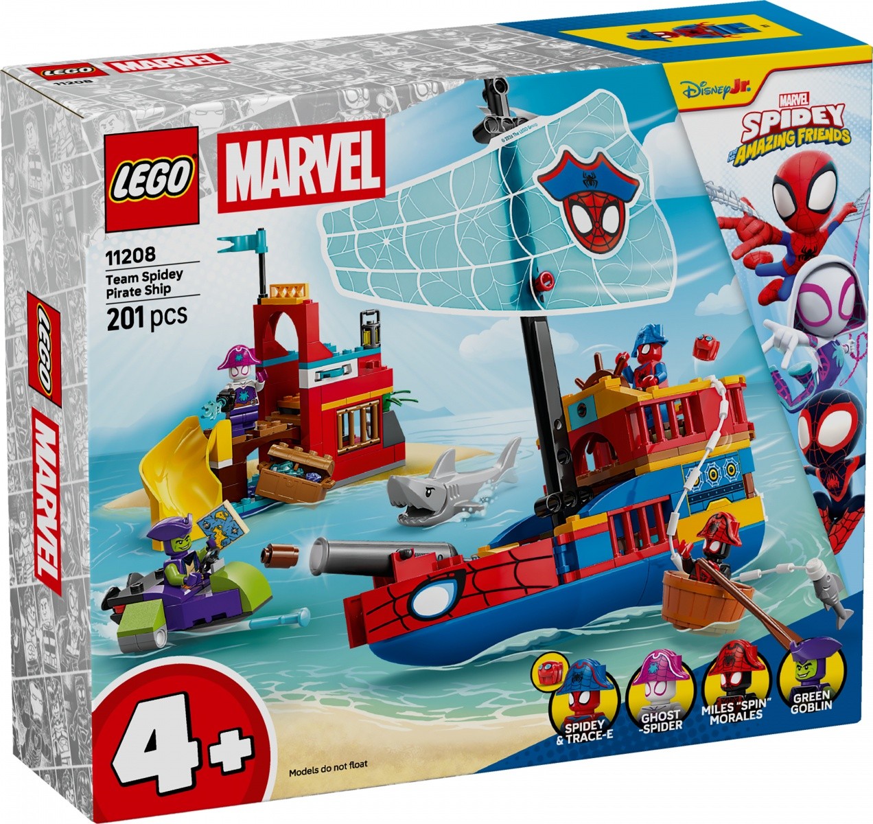 LEGO Kocke SPIDEY 11208 Piratska ladja