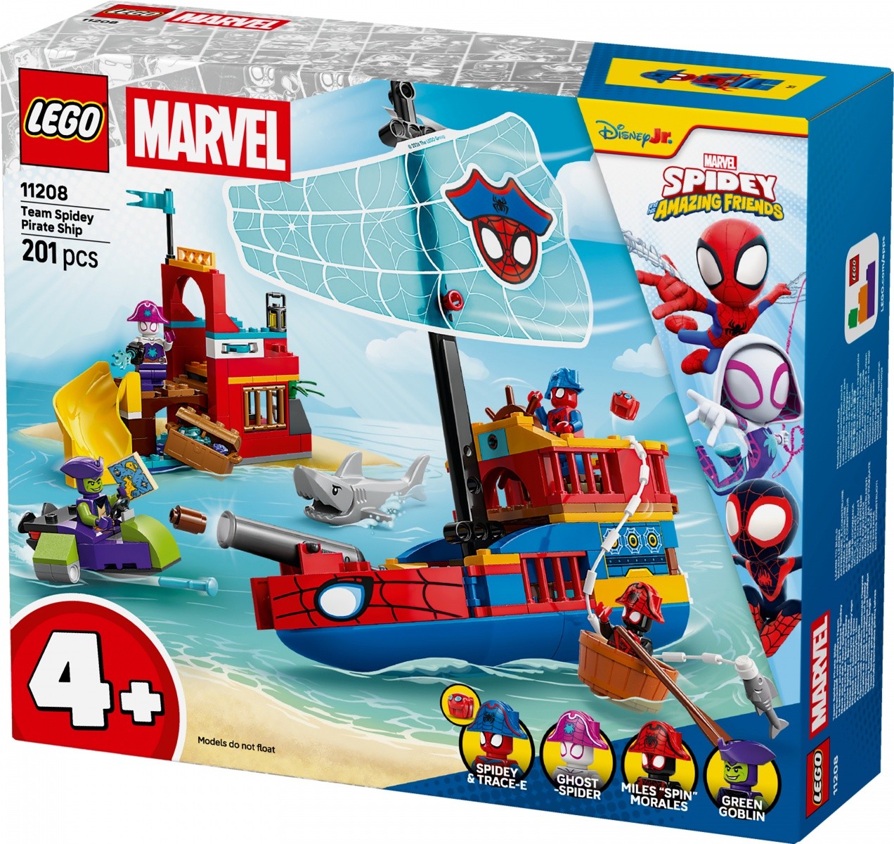 LEGO Kocke SPIDEY 11208 Piratska ladja 5