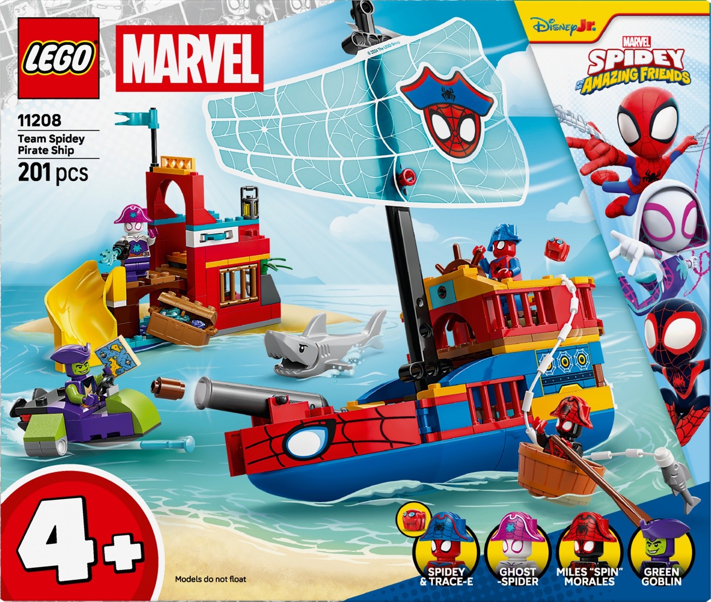 LEGO Kocke SPIDEY 11208 Piratska ladja 6