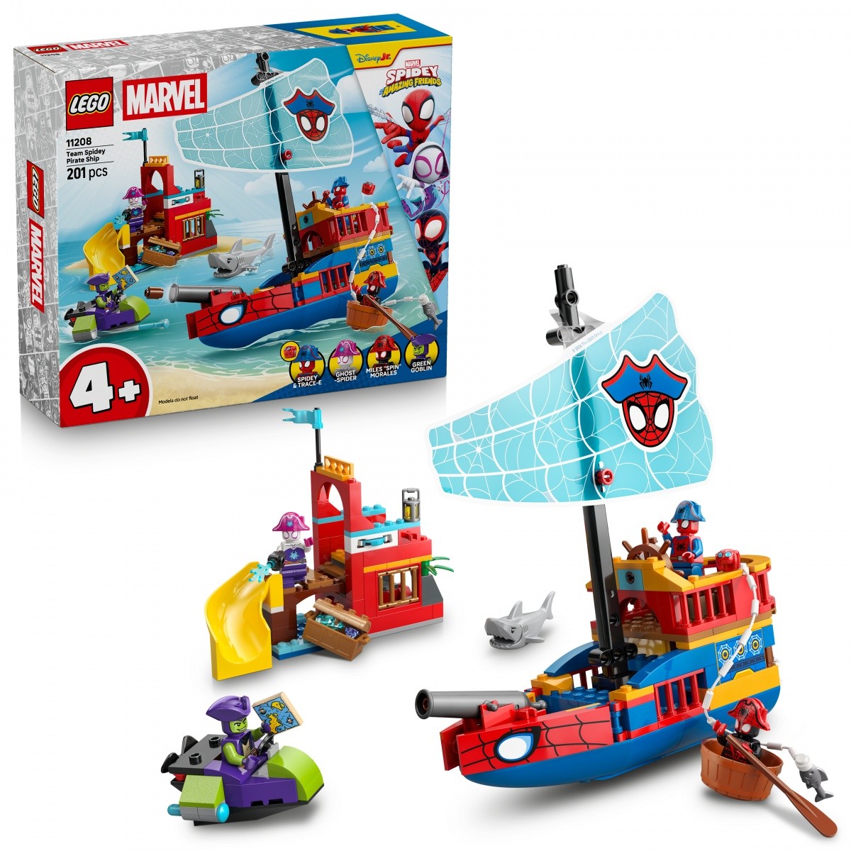 LEGO Kocke SPIDEY 11208 Piratska ladja 7