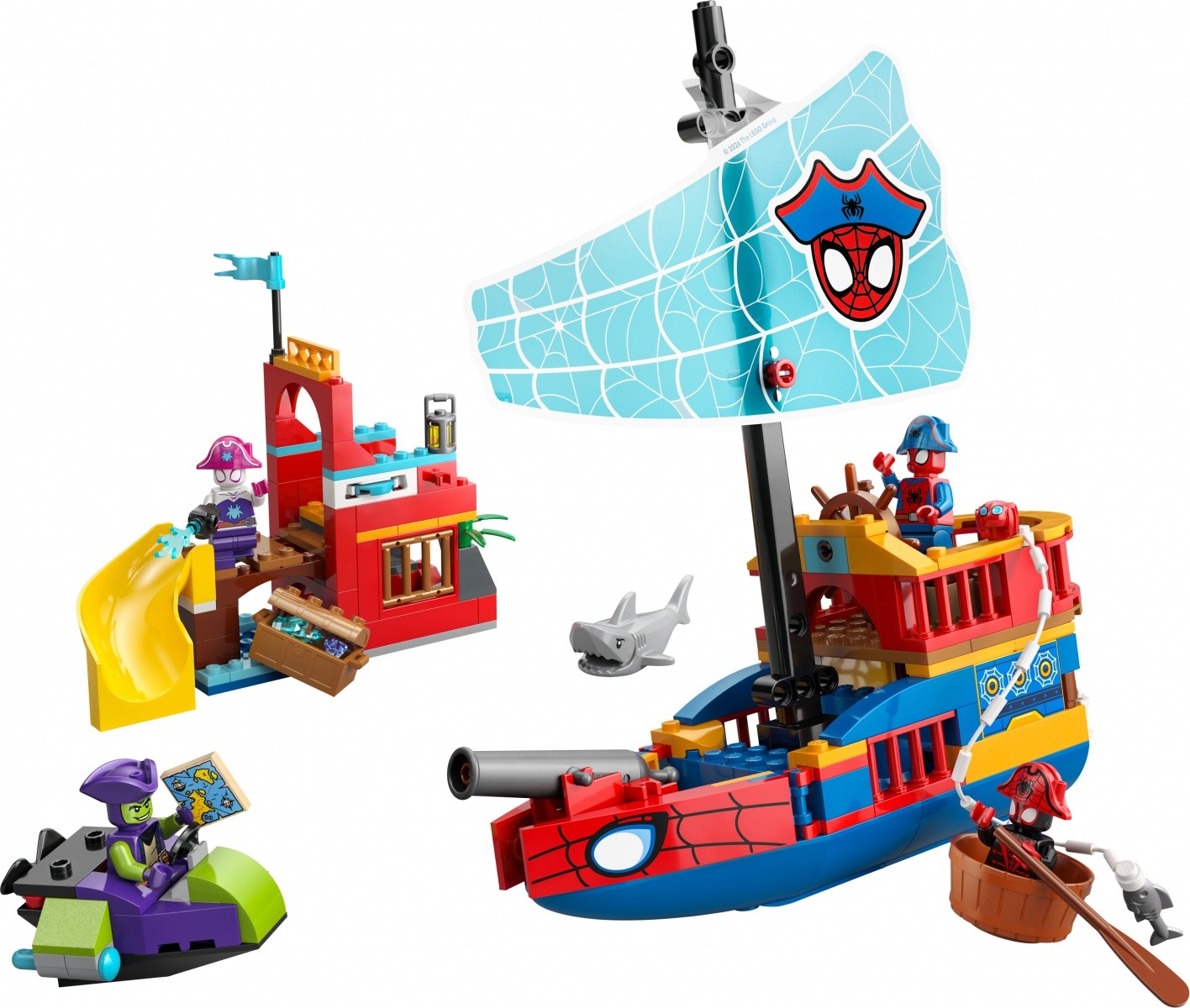 LEGO Kocke SPIDEY 11208 Piratska ladja 8