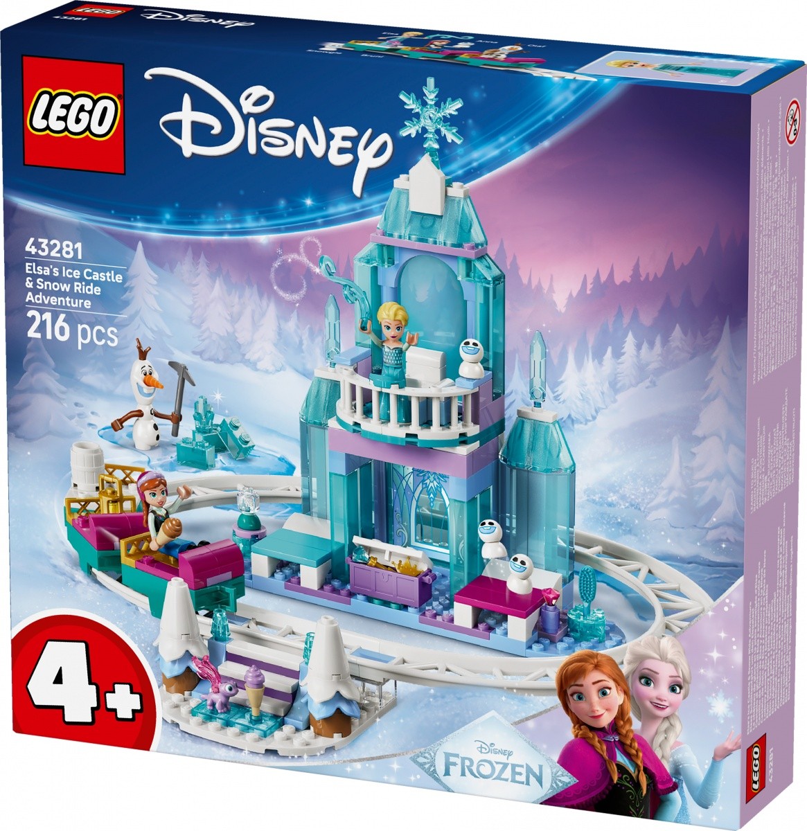 LEGO Disney 43281 Elzin ledeni grad in snežna vožnja 5