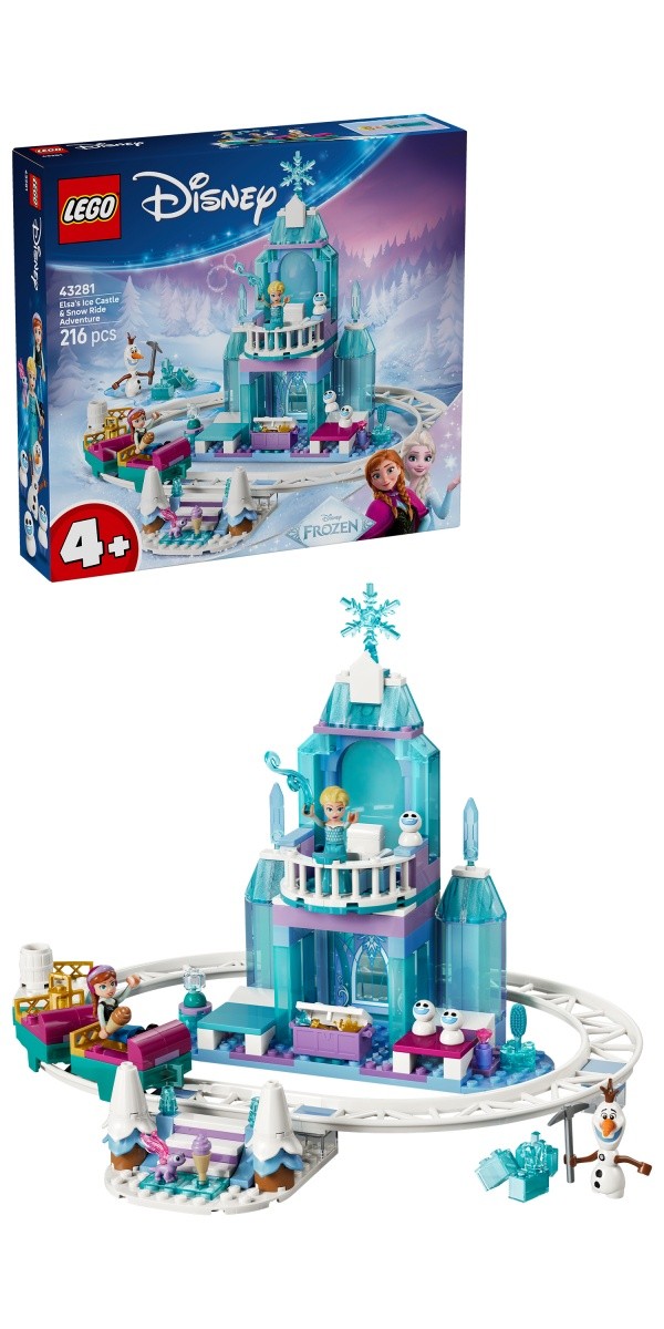 LEGO Disney 43281 Elzin ledeni grad in snežna vožnja 7