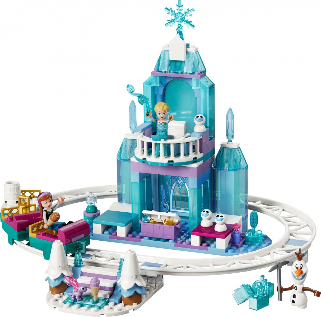 LEGO Disney 43281 Elzin ledeni grad in snežna vožnja 8