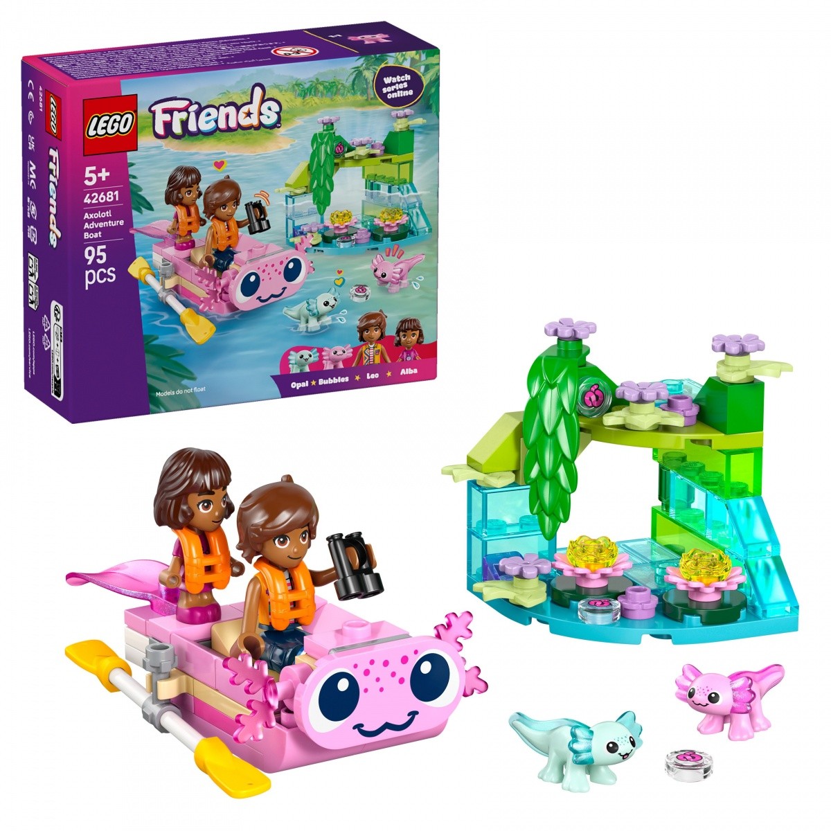 LEGO Friends 42681 Akcijonska ladja z aksolotli 2