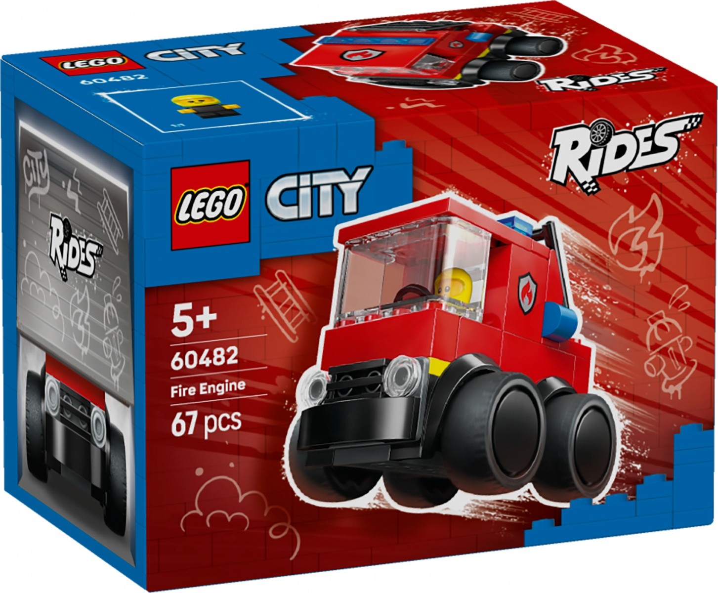 LEGO City 60482 Vozila: Gasilski avto