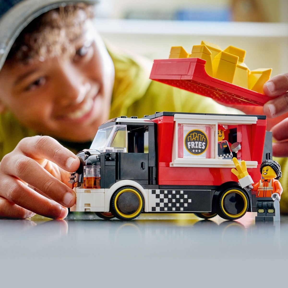 Gradbeni bloki City - Food truck s pomfritom 3