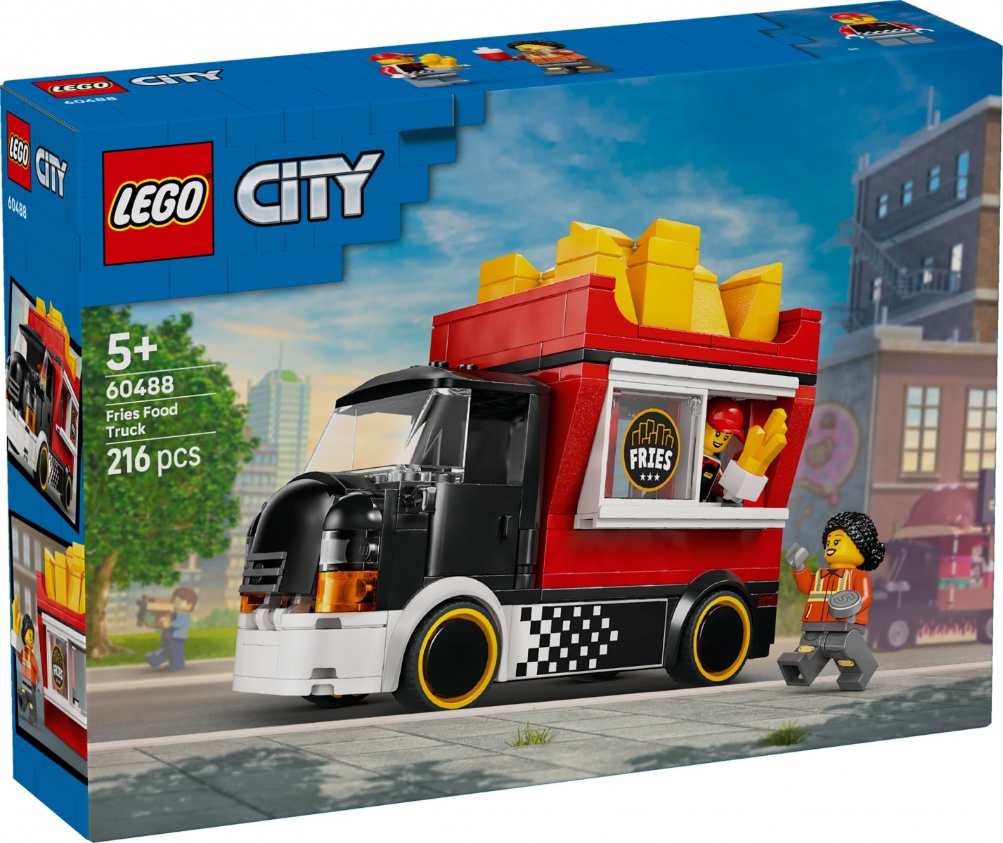 Gradbeni bloki City - Food truck s pomfritom