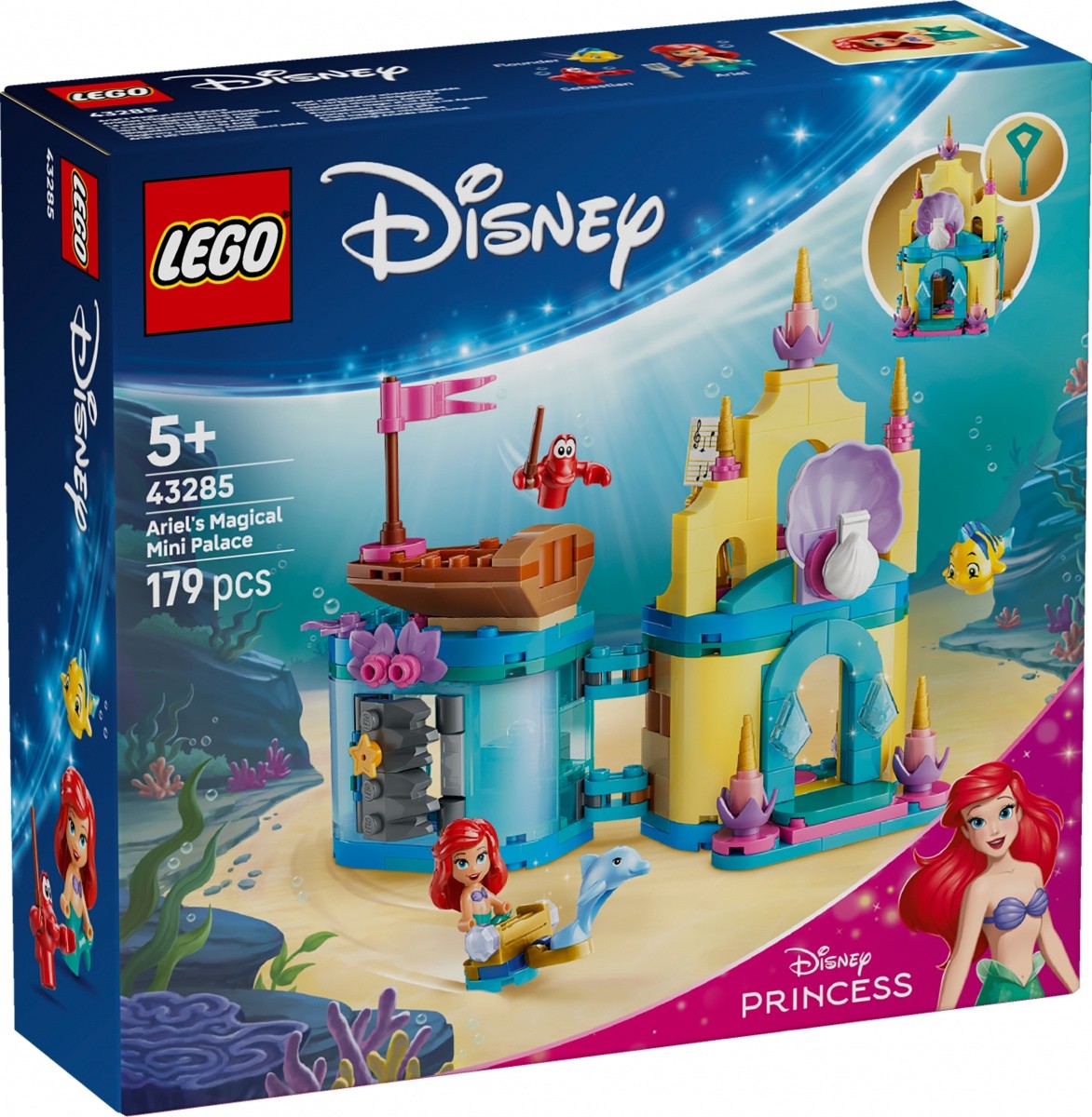 Gradbeni bloki Disney - Arielkina čarobna palača