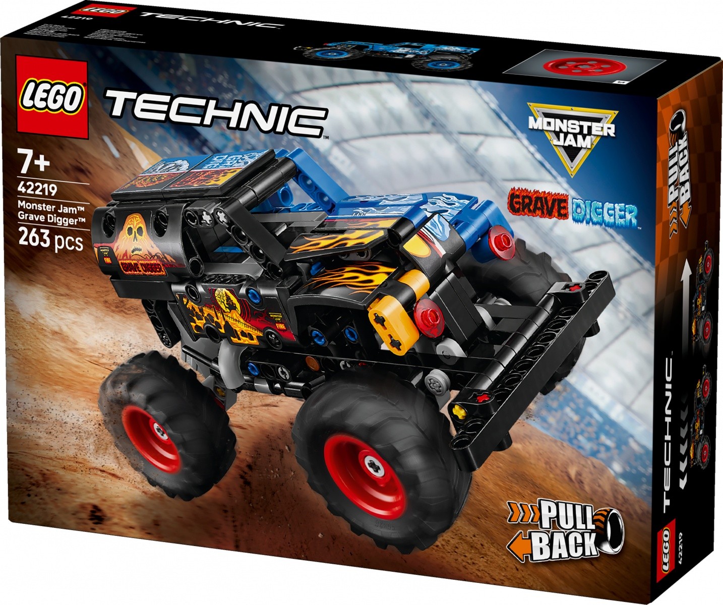 Gradbeni bloki Technic - Monster Jam Grave Digger 6