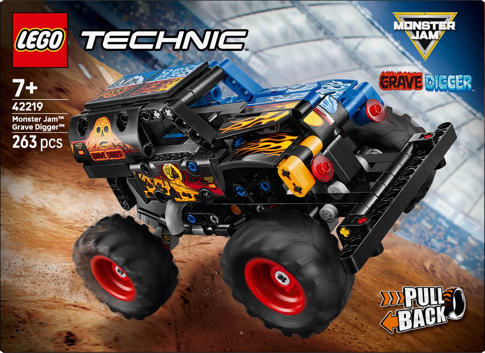 Gradbeni bloki Technic - Monster Jam Grave Digger 7