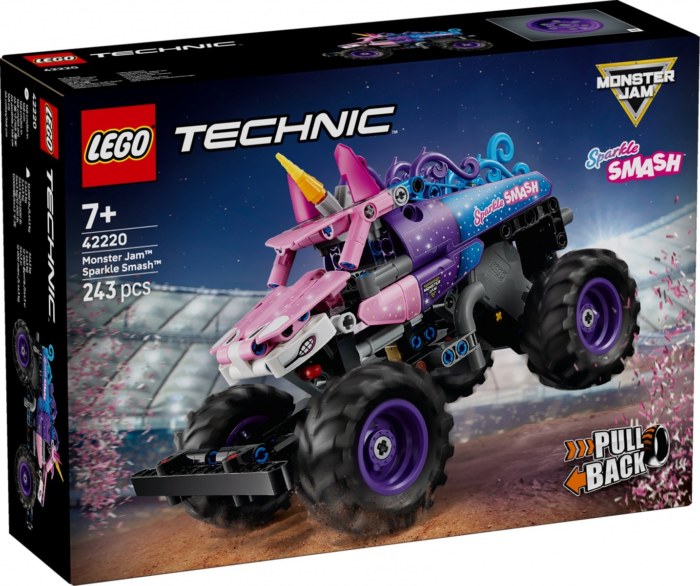 Gradbeni bloki Technic - Monster Jam Sparkle