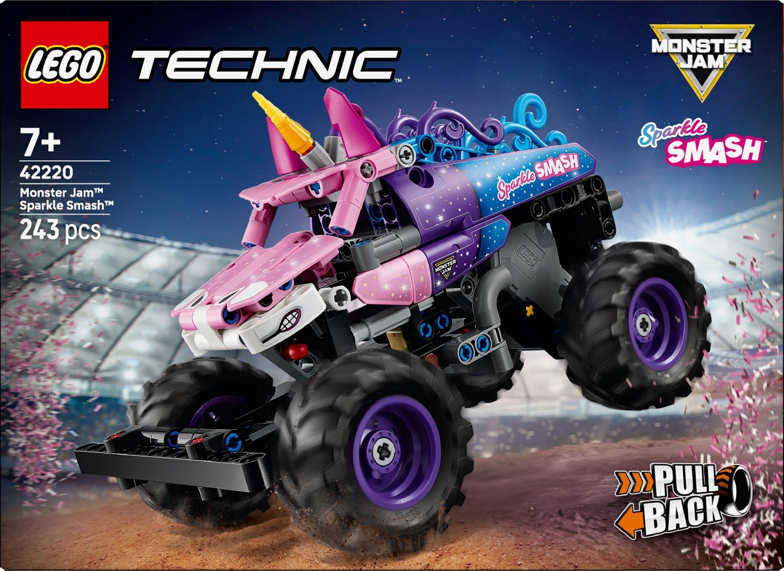 Gradbeni bloki Technic - Monster Jam Sparkle 6