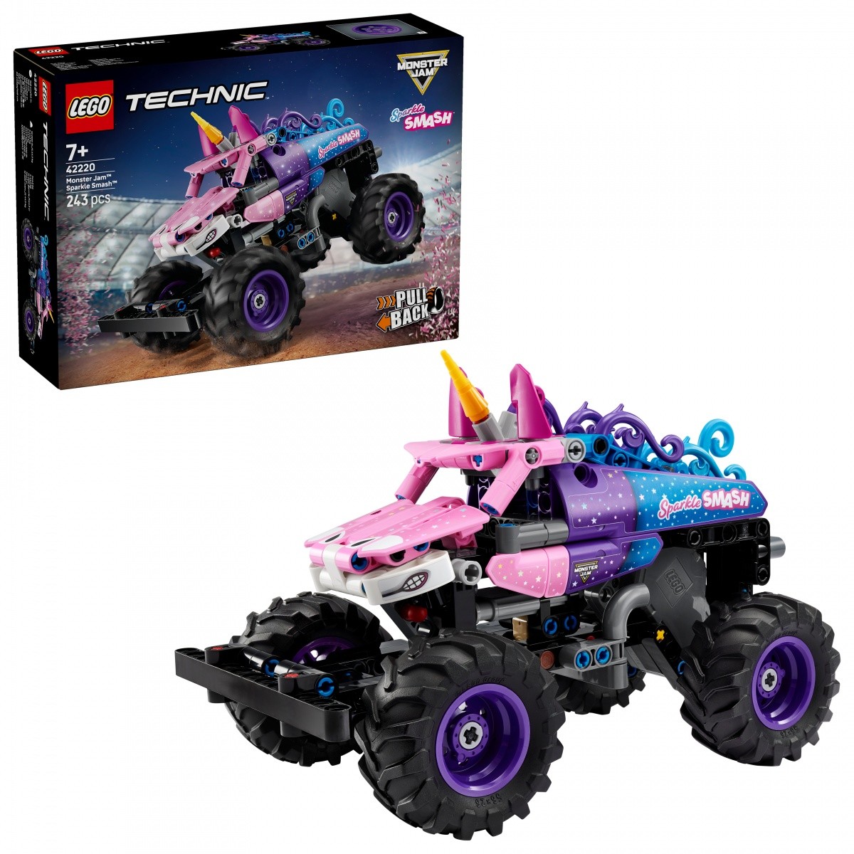 Gradbeni bloki Technic - Monster Jam Sparkle 7