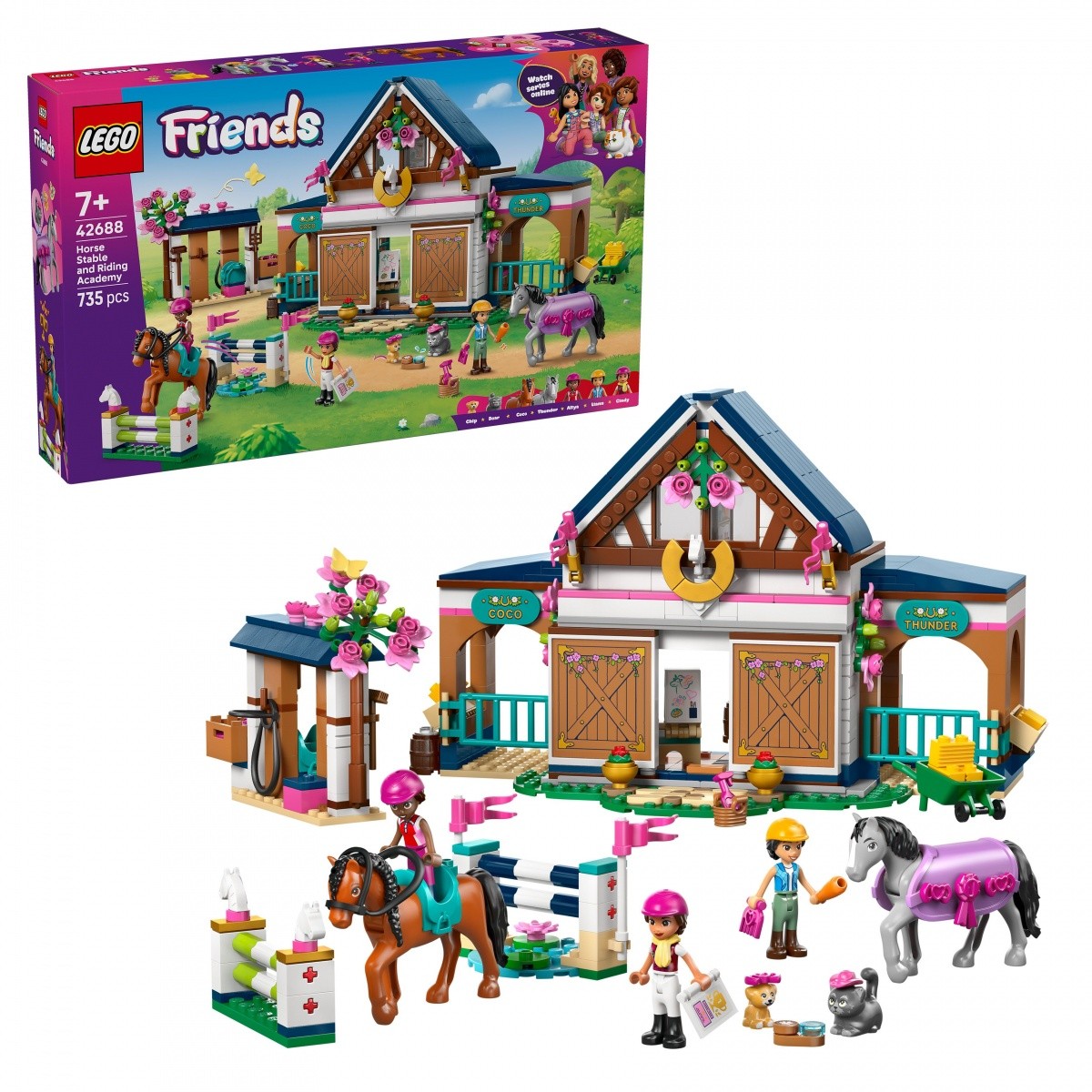 LEGO Friends 42688 Hlevi in jahalna šola 2