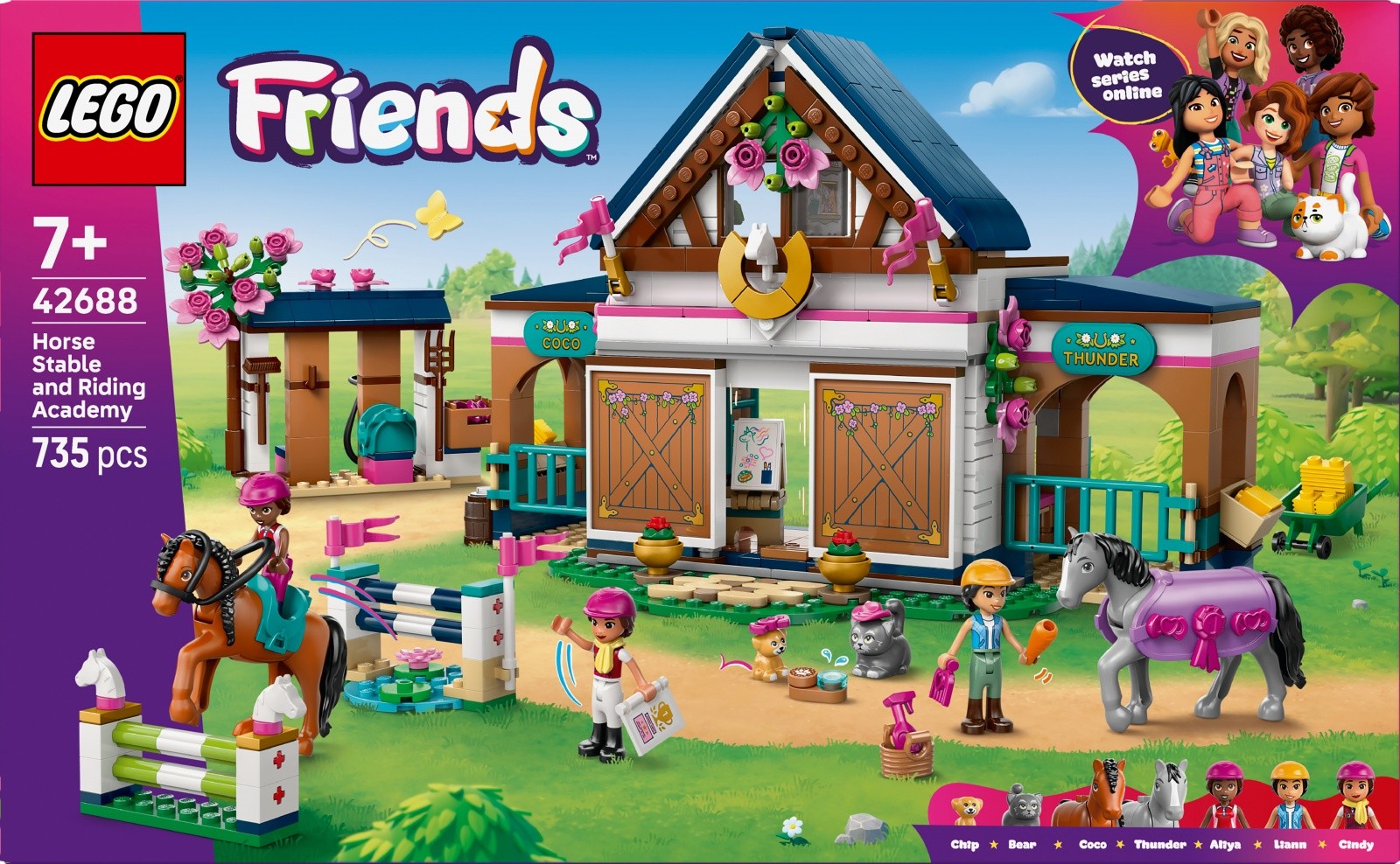 LEGO Friends 42688 Hlevi in jahalna šola 7