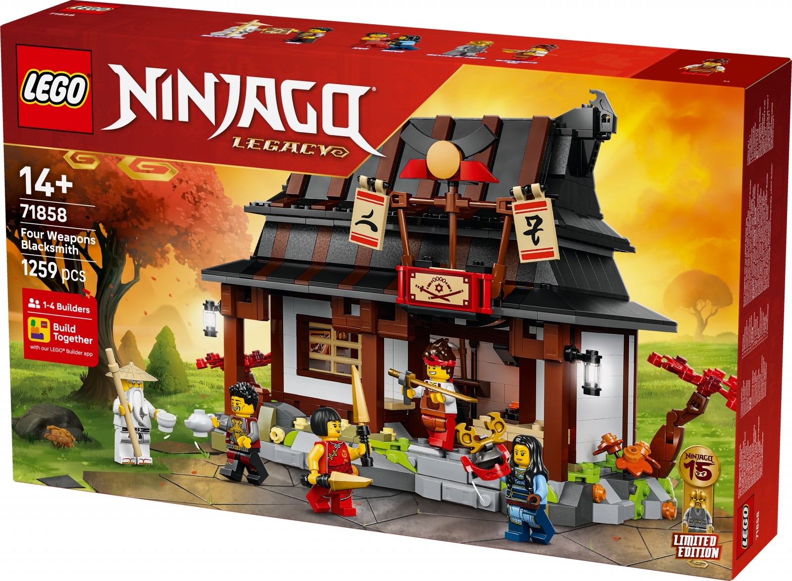 Kocke Ninjago 71858 Kovnica štirih orožij - 15-letnica 2