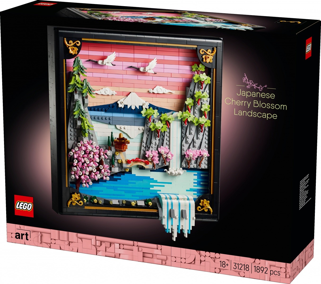 Kocke ART 31218 Japonski krajinski vrt s cvetočo češnjo 3
