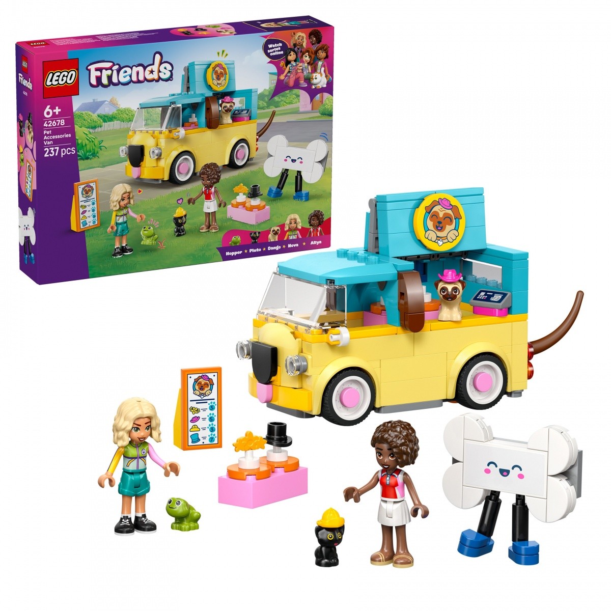 Kocke Friends 42678 Tovornjak s pripomočki za živali 2