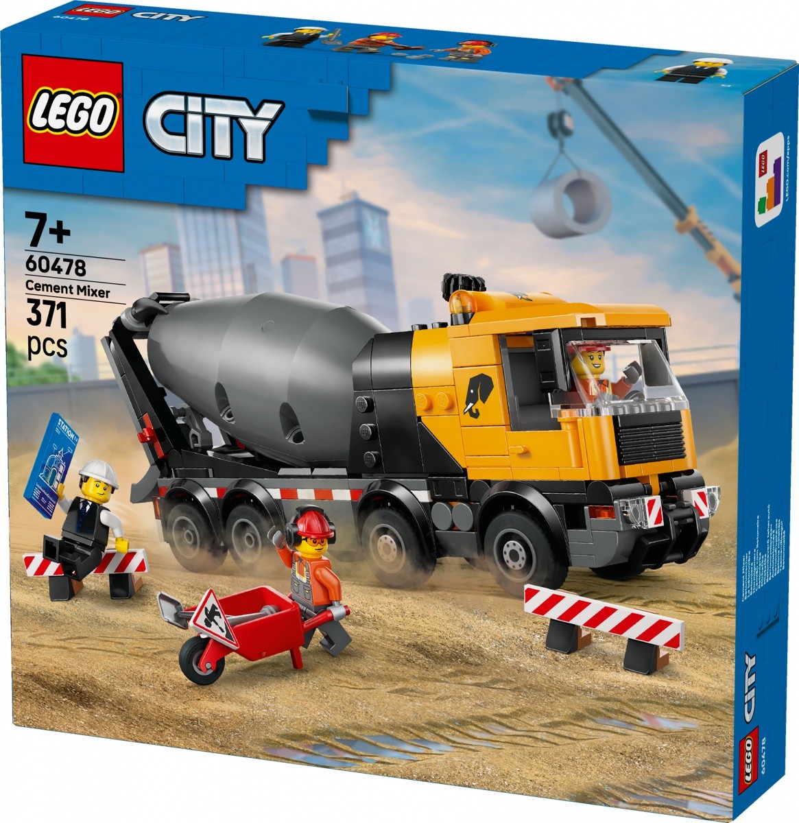 LEGO City 60478 Mešalnik betona 5