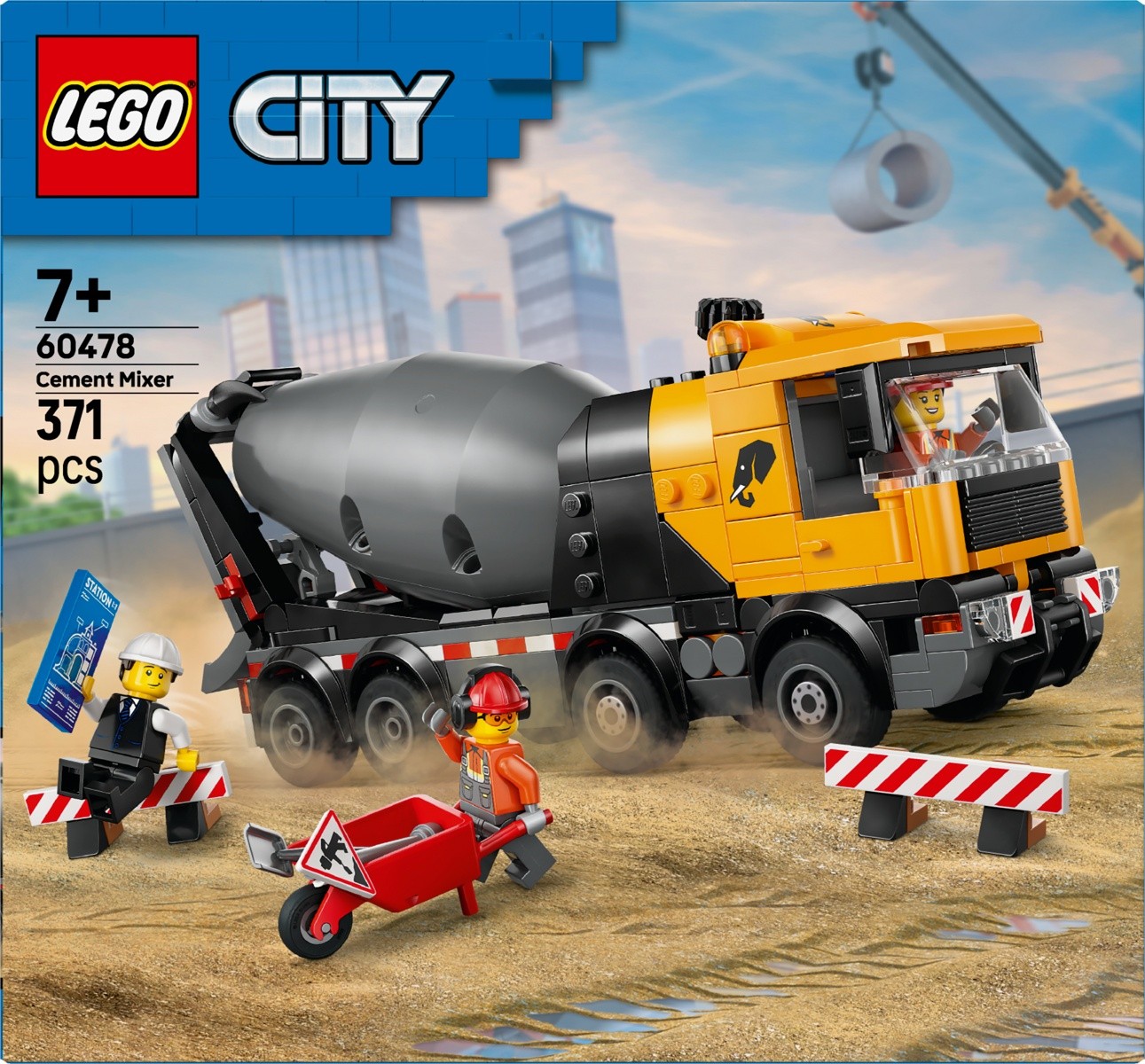 LEGO City 60478 Mešalnik betona 6