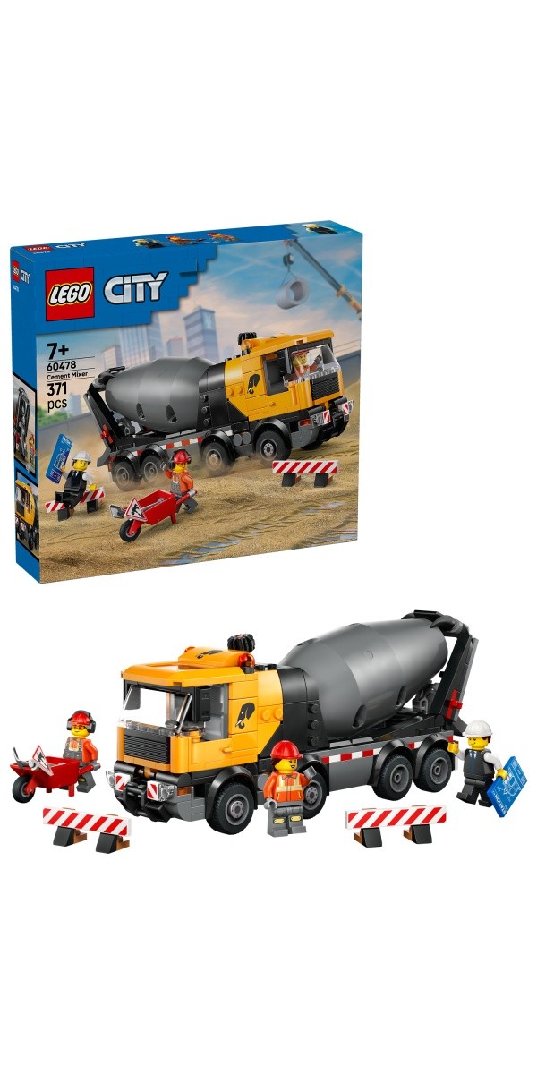 LEGO City 60478 Mešalnik betona 7