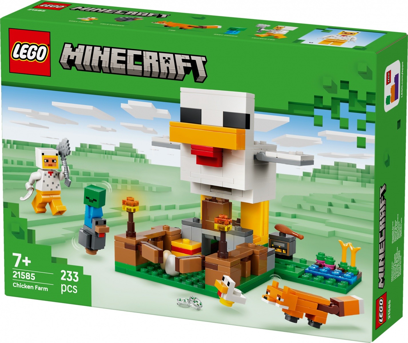 Kocke Minecraft 21585 Kokošnjak 5