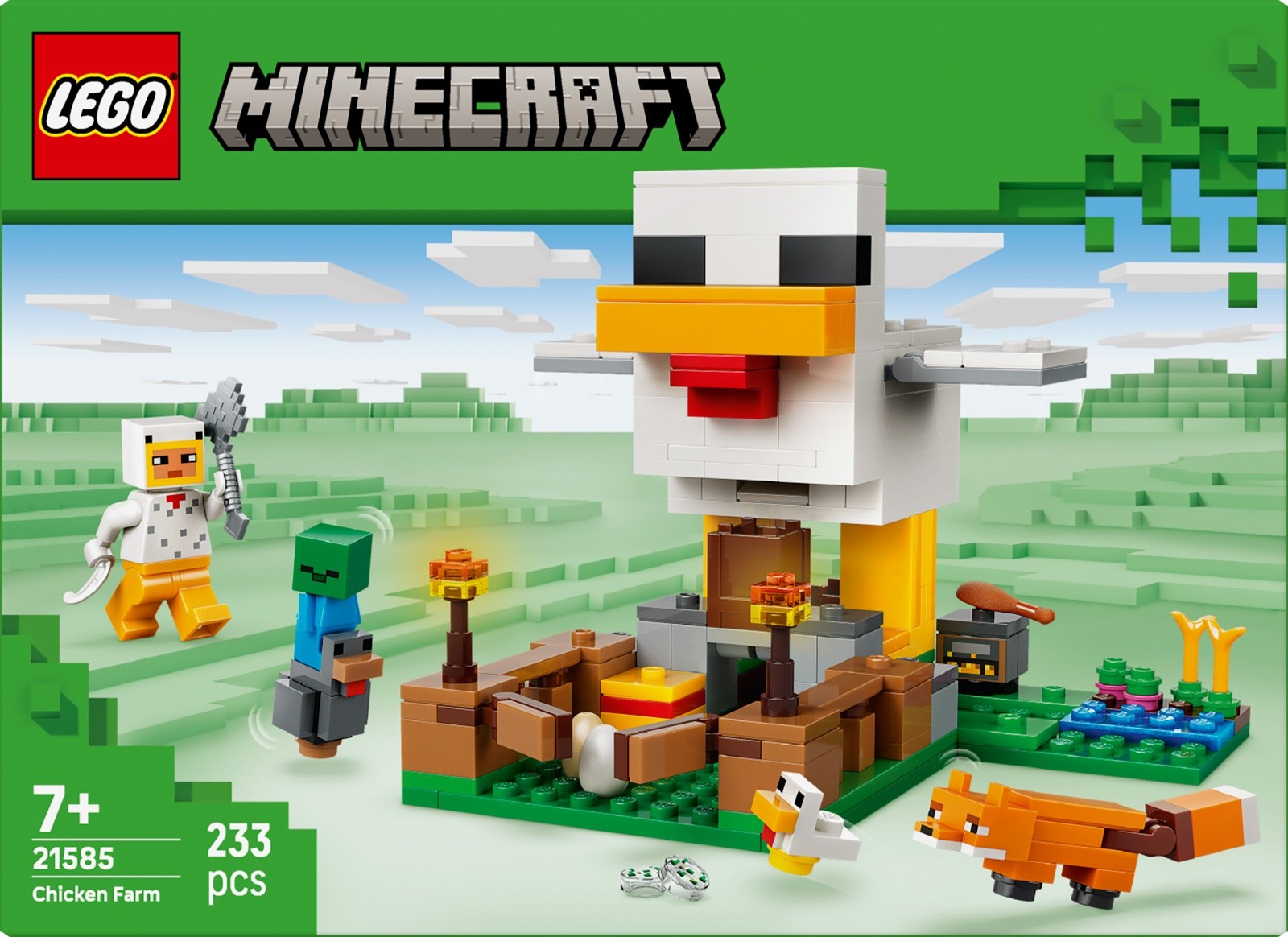 Kocke Minecraft 21585 Kokošnjak 6