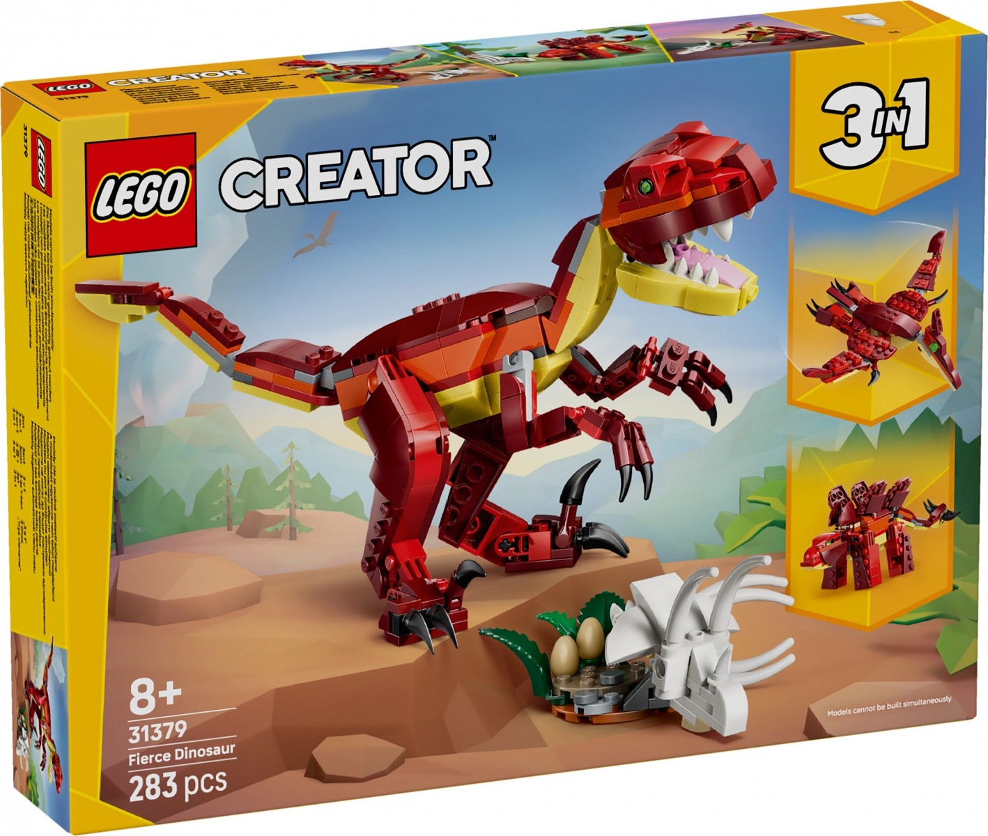 Gradbene kocke Creator 31379 - Grozljiv dinozaver