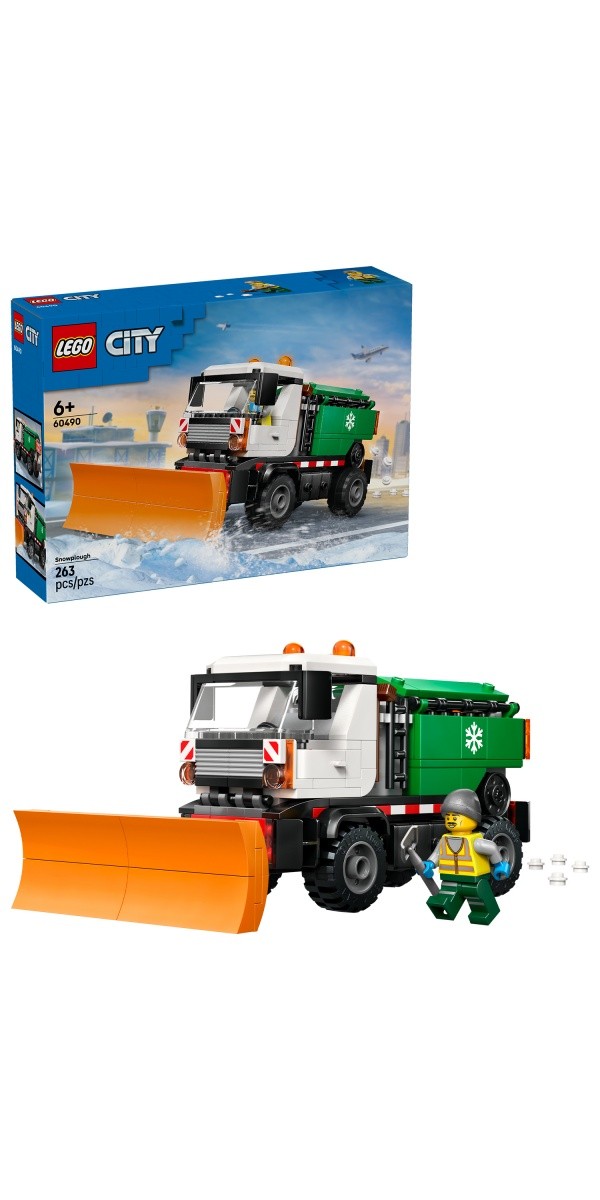 Gradbene kocke City 60490 - Snežni plug 4
