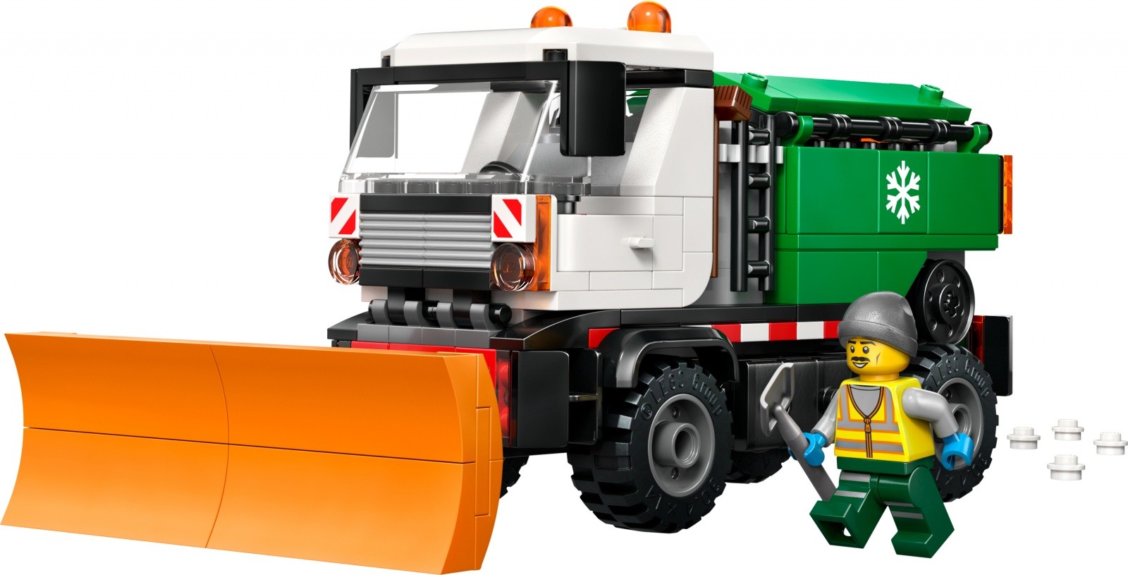 Gradbene kocke City 60490 - Snežni plug 5