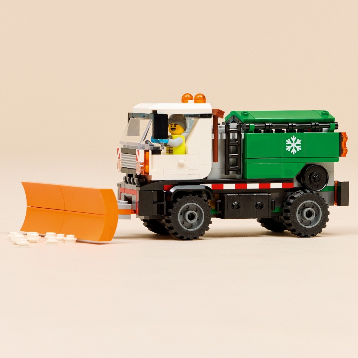 Gradbene kocke City 60490 - Snežni plug 8