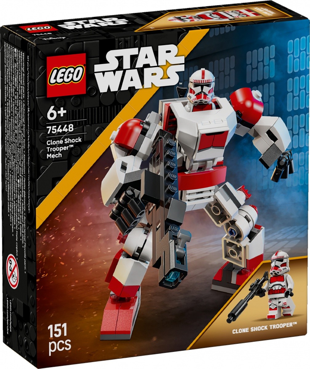 Gradbene kocke Star Wars 75448 - Mech klona Shock Troopera