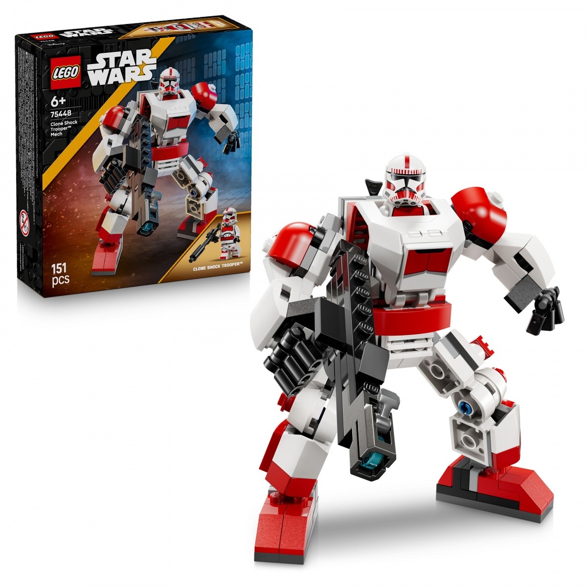 Gradbene kocke Star Wars 75448 - Mech klona Shock Troopera 5