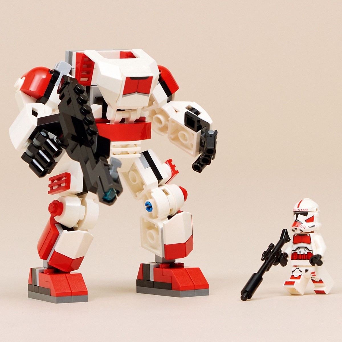 Gradbene kocke Star Wars 75448 - Mech klona Shock Troopera 8