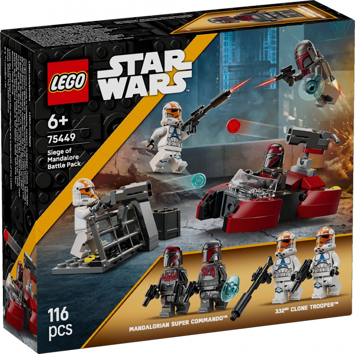 LEGO Kocke Star Wars 75449 Oblenjajo Mandalora, bitka set