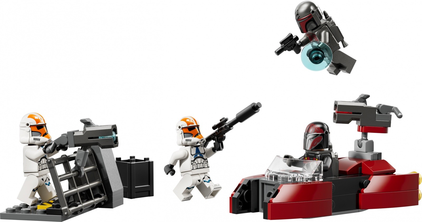 LEGO Kocke Star Wars 75449 Oblenjajo Mandalora, bitka set 8