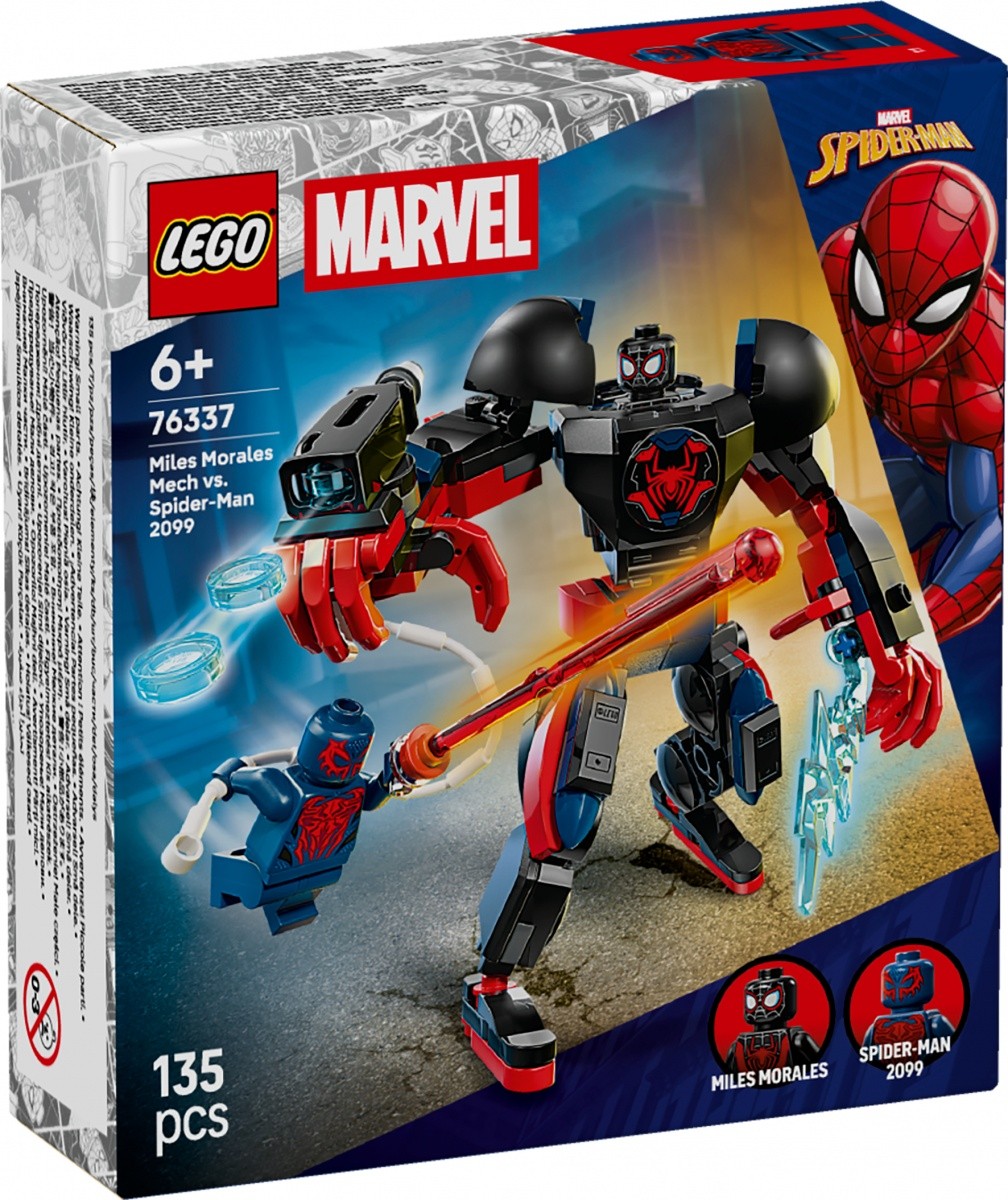 Gradbene kocke Super Heroes 76337 - Miles Morales proti Spider-Man 2099
