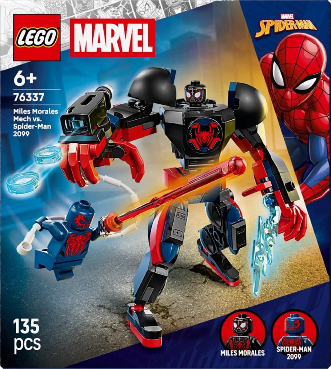 Gradbene kocke Super Heroes 76337 - Miles Morales proti Spider-Man 2099 6
