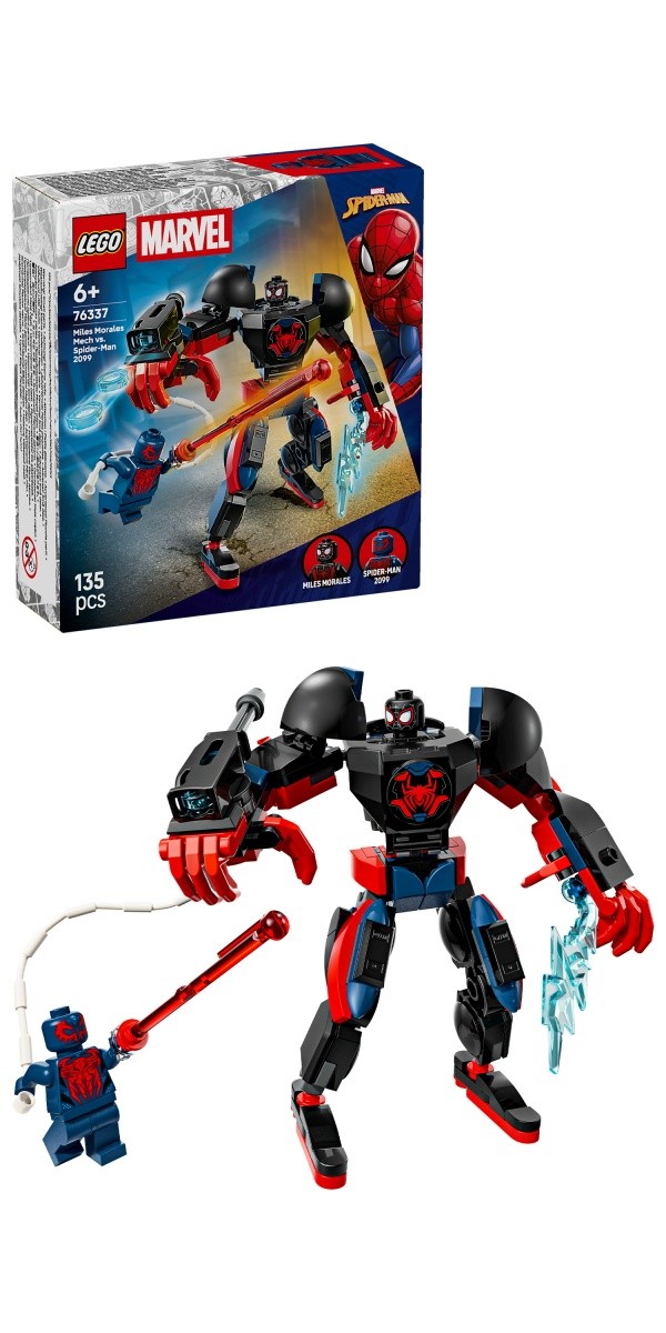 Gradbene kocke Super Heroes 76337 - Miles Morales proti Spider-Man 2099 7