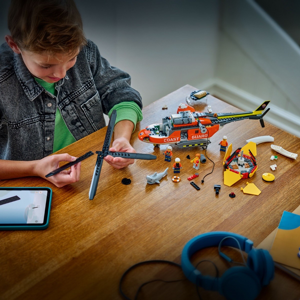 Gradbene kocke City 60503 - Helikopter obalne straže 2