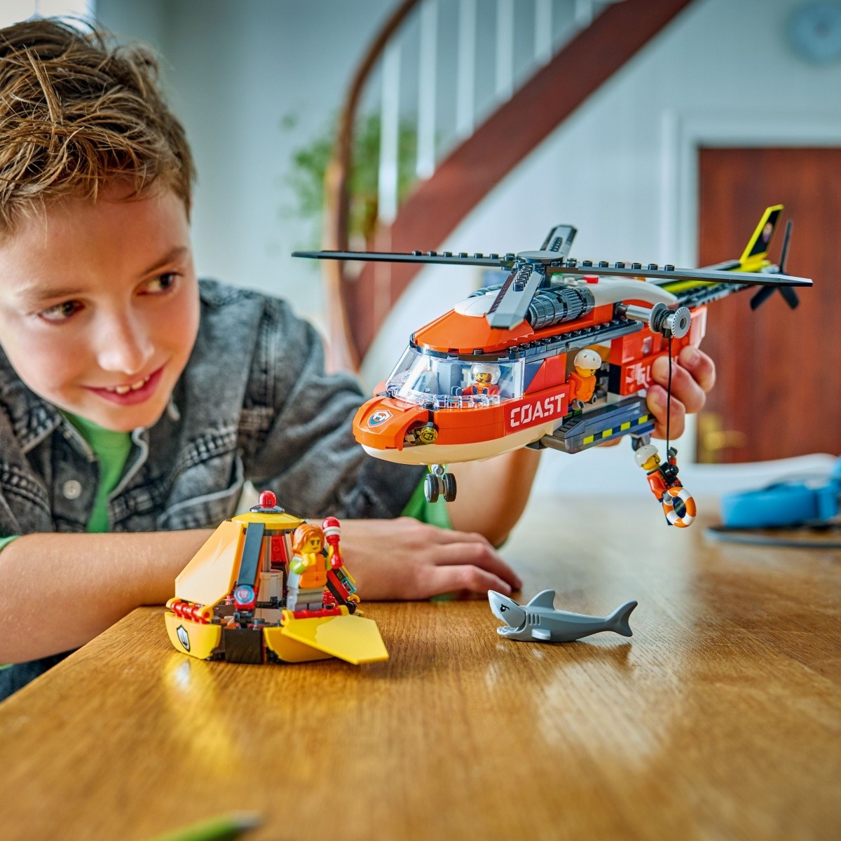 Gradbene kocke City 60503 - Helikopter obalne straže 3