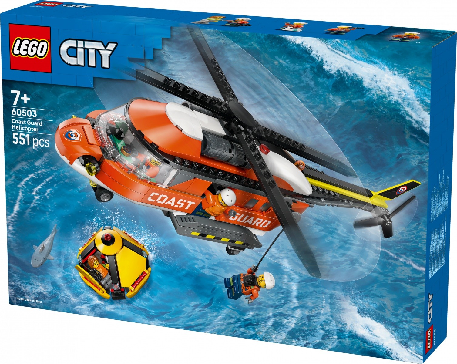 Gradbene kocke City 60503 - Helikopter obalne straže 5