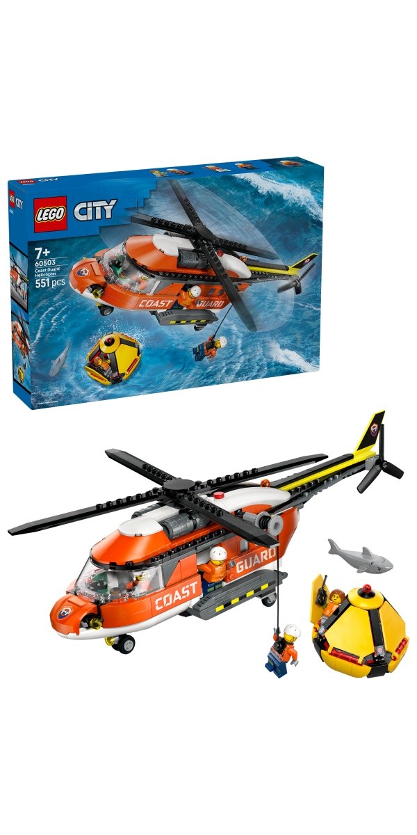Gradbene kocke City 60503 - Helikopter obalne straže 7