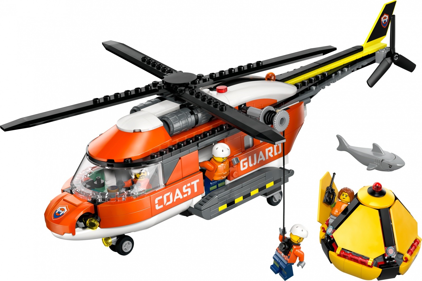 Gradbene kocke City 60503 - Helikopter obalne straže 8