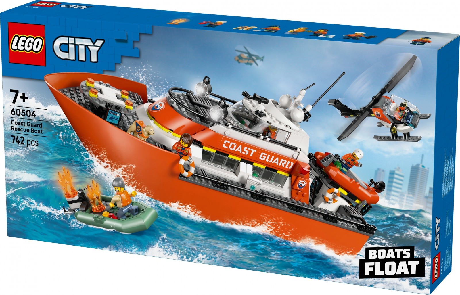 LEGO City 60504 Rešilna ladja in helikopter obalne straže 2