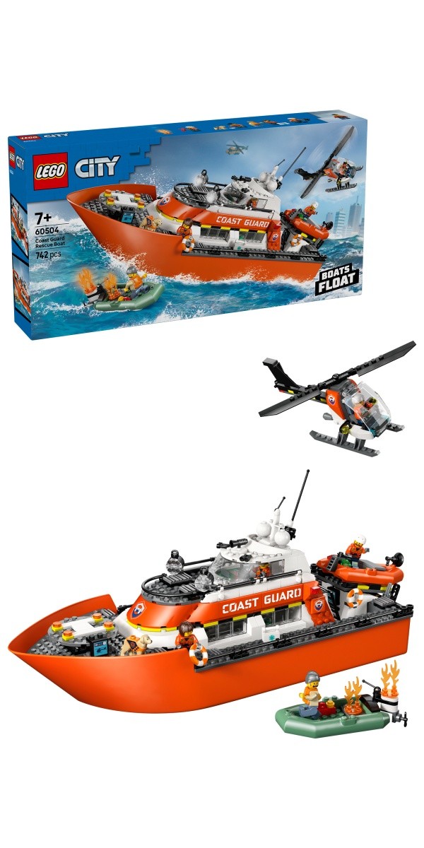 LEGO City 60504 Rešilna ladja in helikopter obalne straže 4